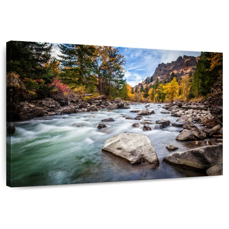 Alvord Teton River Rush, 26" H x 39" W