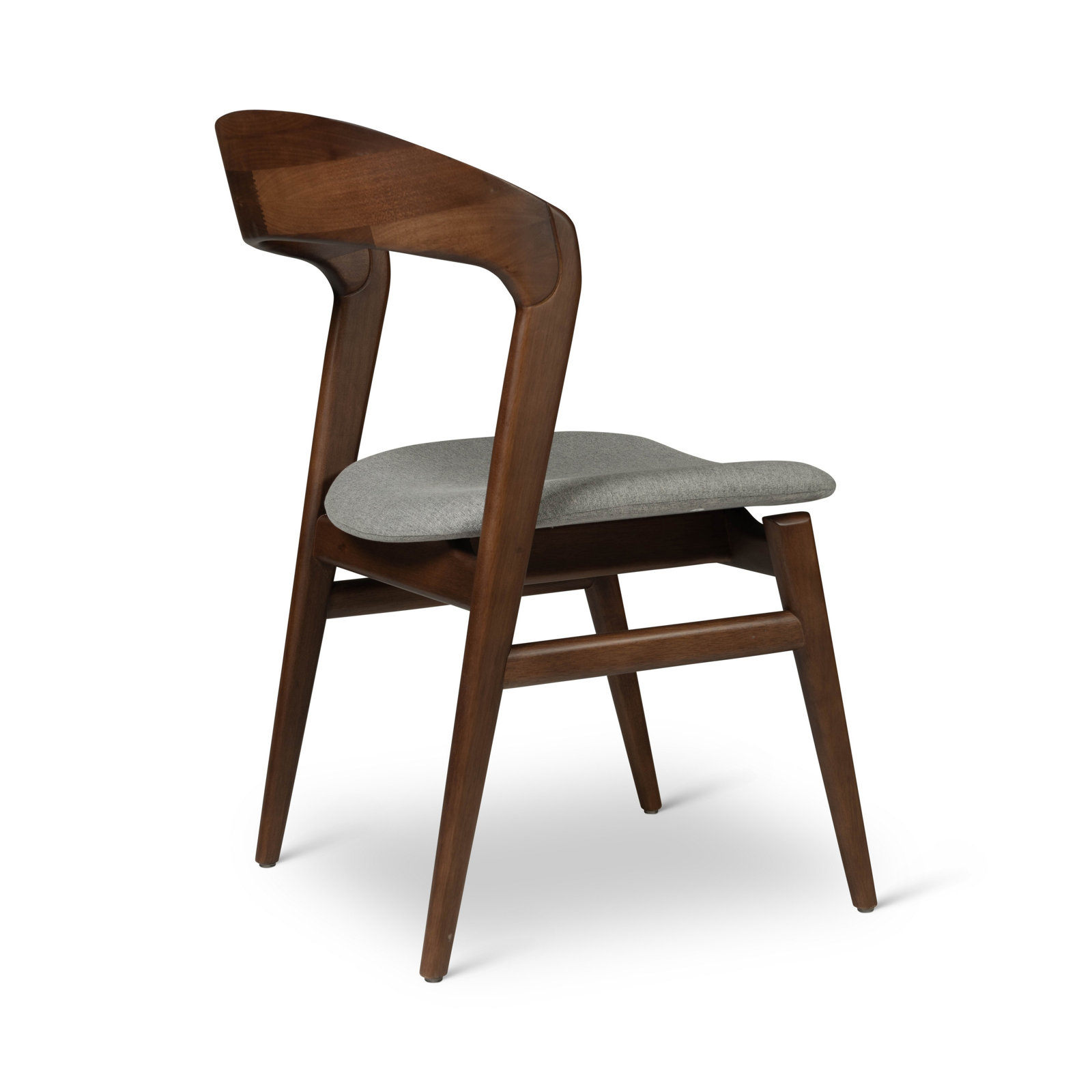 Anela Oak Dining Chair, Nogal/Gray
