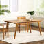 Table de salle à manger 69 po - Fabriquée en bois pour l'extérieur