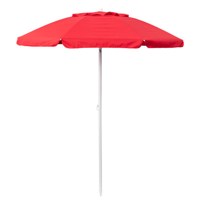 Chaise de plage avec parasol Edwin