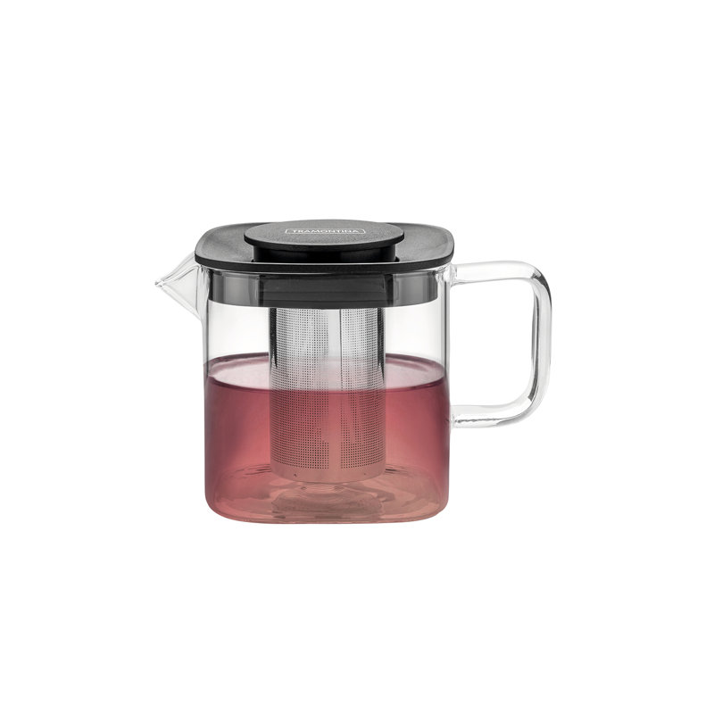 Tramontina Tea And Coffee 0.6ml Glass No Pattern Teapot