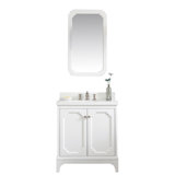Queen 30" Single Bathroom Vanity Set with Mirror
