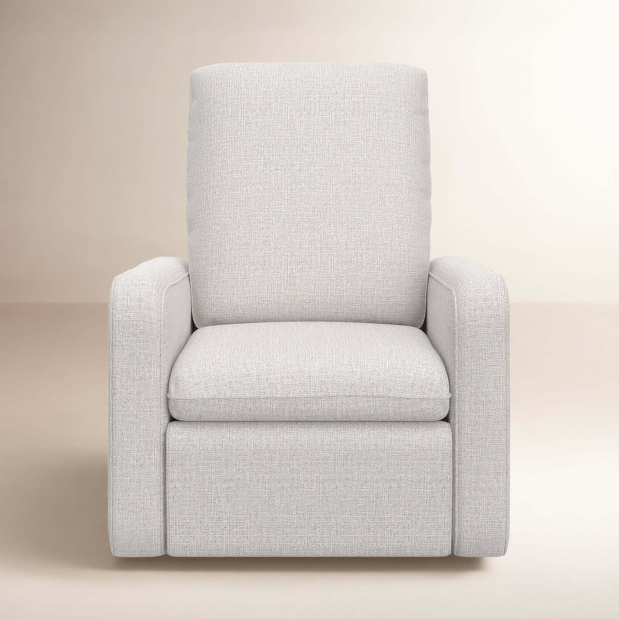 Teddi Power Recliner With USB, Steel Basketweave