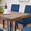 Ensemble de salle à manger 7 pièces, table à manger en épingle à cheveux avec 6 chaises -1690134320-1695267395