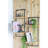Storage Shelf With Plate Grooves, 12X6x27", Industrial Iron And Wood Style Living Room