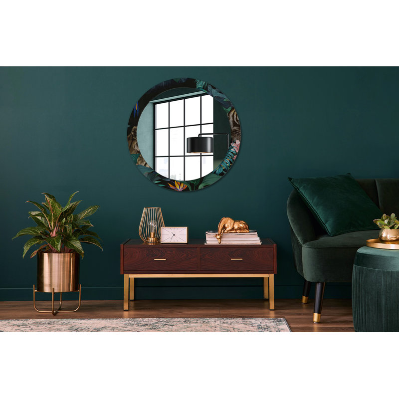 Huldar Glass Flat Wall Mirror