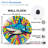 Shark Wall Clock Art - 12'' Modern Glass Wall Clock