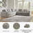 Tessler Upholstered L-Shaped Sectional Symmetrical