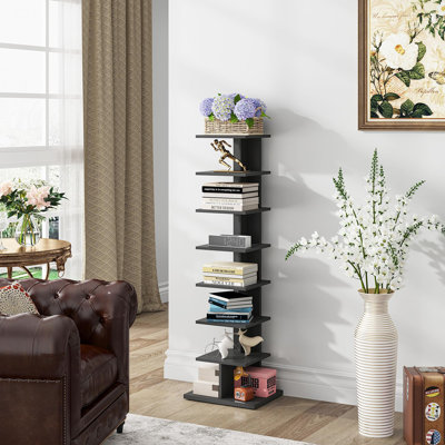 8-Tier Narrow Vertical Bookshelf