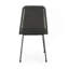 Ensemble de 2 chaises de salle à manger brun foncé
