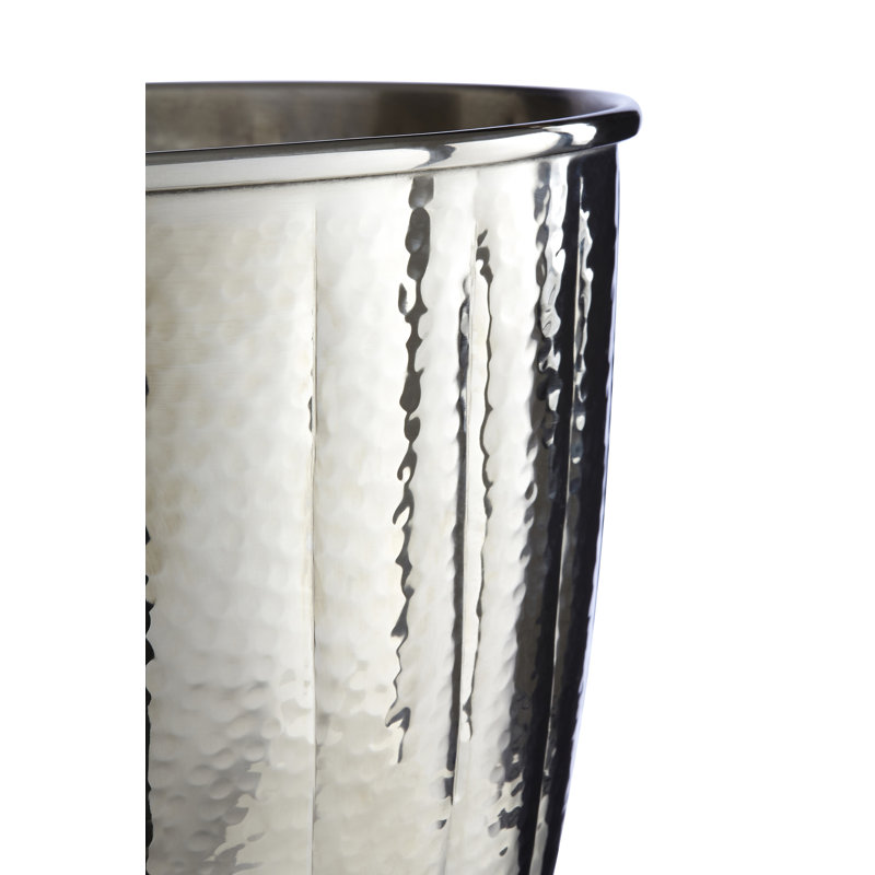 Steel Open Waste Bin - 7.1L, Nickel