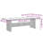  Garden Dining Set Grey