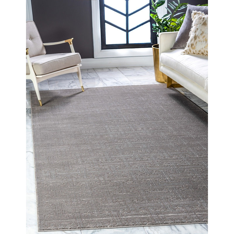 Heights Abstract Indoor Rug, Rectangle 8' x 10'