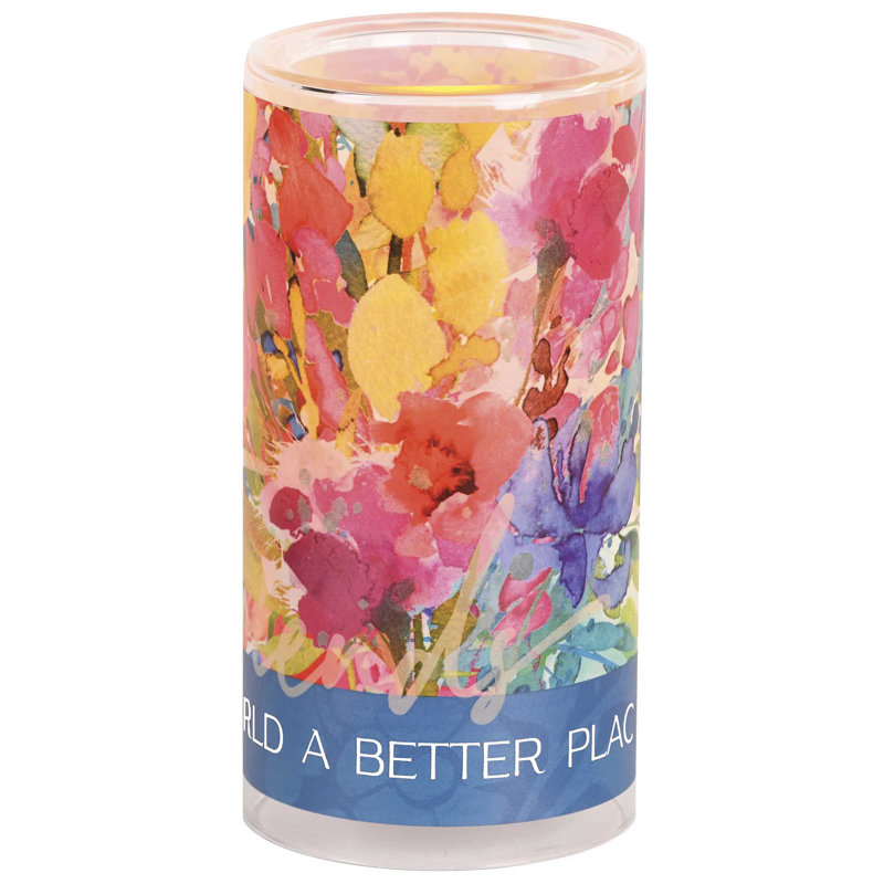 Candleholder Friends Make The World 8In