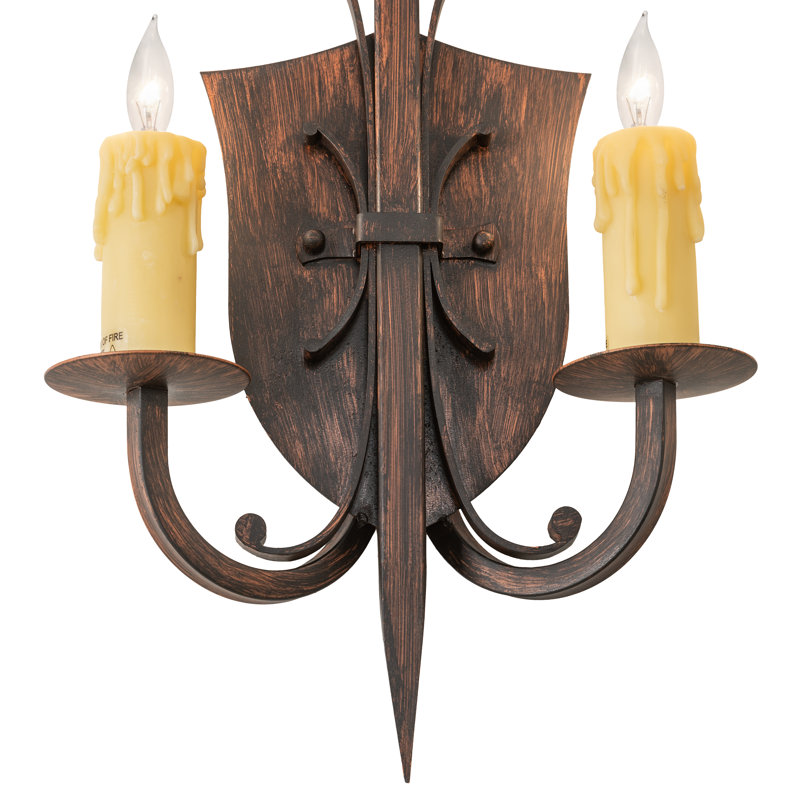 Shield 2 - Light Candle Wall Light