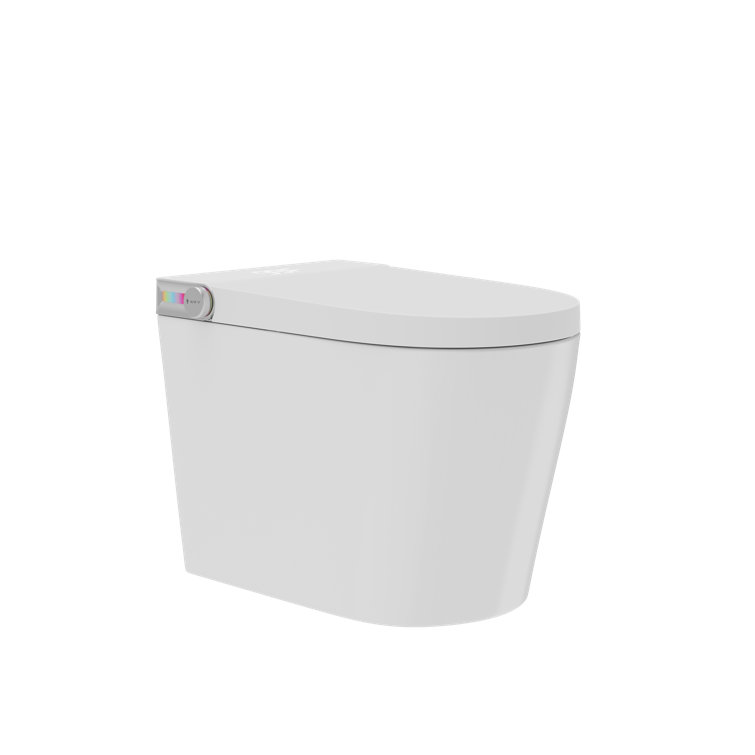 Ethan Smart Toilet with Foot Sensing, Remote Control
