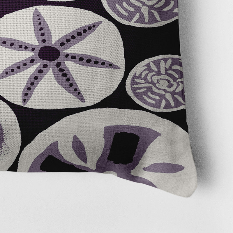 Housse et insert de coussin rectangulaire en faux lin Algoa Treasure, Violet