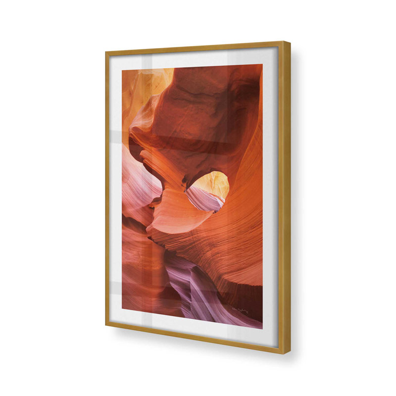 Sculpted by Time v1, impression, Cadre photo en or poli, H 36 po x l 24 po x P 1,25 po