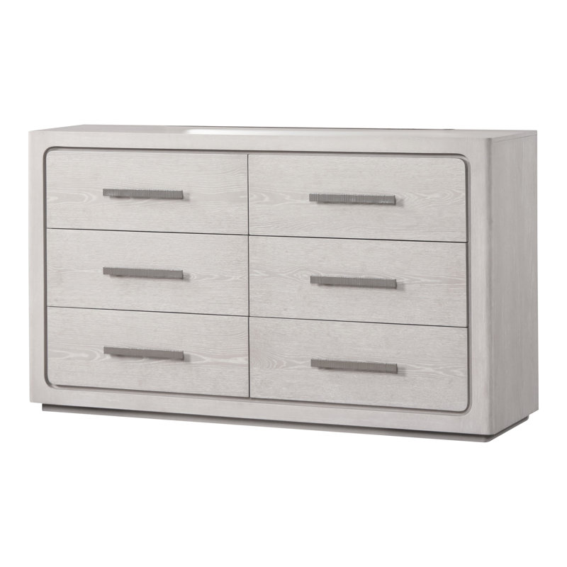 Archer 6-Drawer Dresser, White