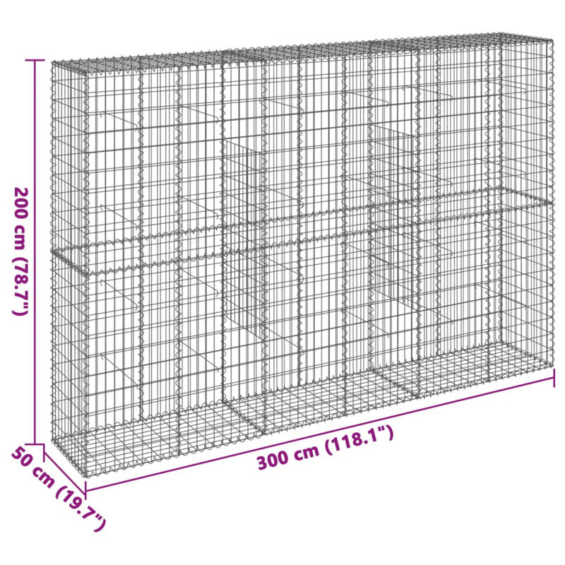 Chanah Fence Panels Fencing, 200cm H x 300cm W x 50cm D