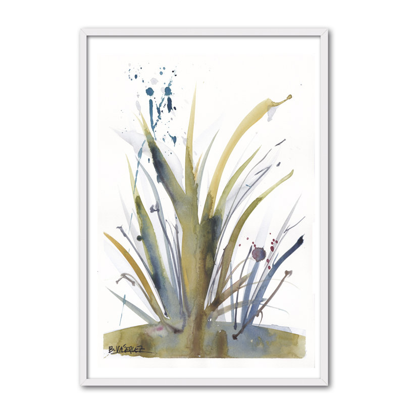 Nature Plantas 1 Piece Single Picture Frame Painting, 60cm H x 40cm W x 3cm D