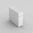Modern Bathroom Cabinet, White Finish, 23.6 x 21.7 x 7.9 inches | 100% Melamine Coated Particle Board, 0.7 inches Thick | 2 Drawers with Telescopic Slides, Multiple Shelves, Wall-Mountable, Fully Assembled