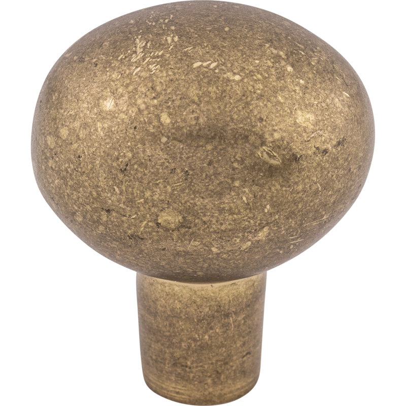 Aspen Large Egg 1 7/16" Length Oval Knob, Light Bronze, 1 7/16" Length