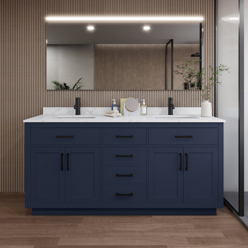 Beckett TK 72'' W Vanity, Single, Matte Black
