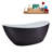 74.8'' x 35.4'' Freestanding Soaking Acrylic Bathtub-90936598