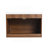 Brown 30 Inch Bathroom Vanity With Resin Countertop Sink,  2 Doors Bathroom Cabinet Set-2069349905-2069349906