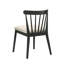 Ensemble de 2 chaises d'appoint de salle à manger de style campagnard rustique, assemblage facile et fabrication durable pour une utilisation polyvalente.-293606973