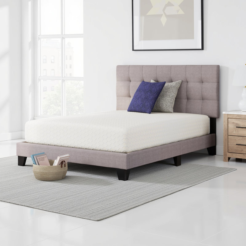 Jeny Mattress, Memory Foam, Stretch Cover, Full, 10 inch
