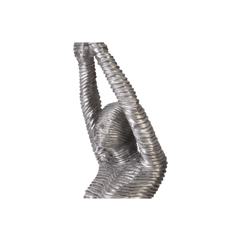 Statue de plongée debout en aluminium