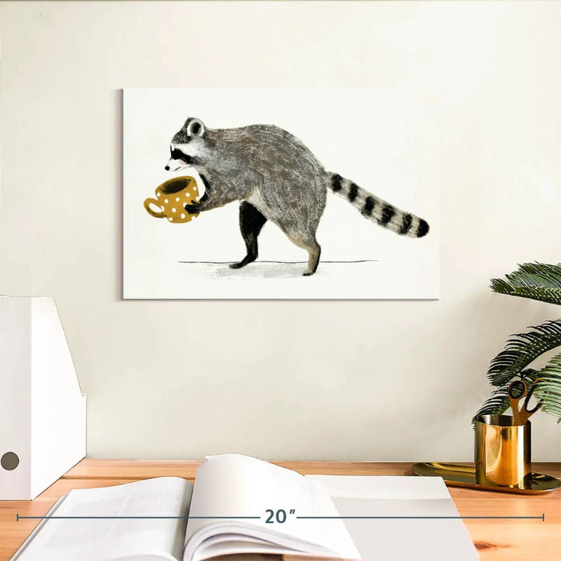 Rascally Raccoon III, H 8 po x l 12 po