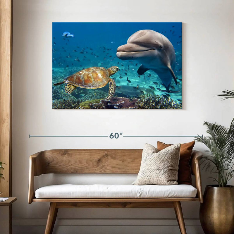 Underwater friends Aletra, H 30 po x l 45 po
