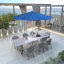 Parasol 9 'Market Sunbrella-106870745