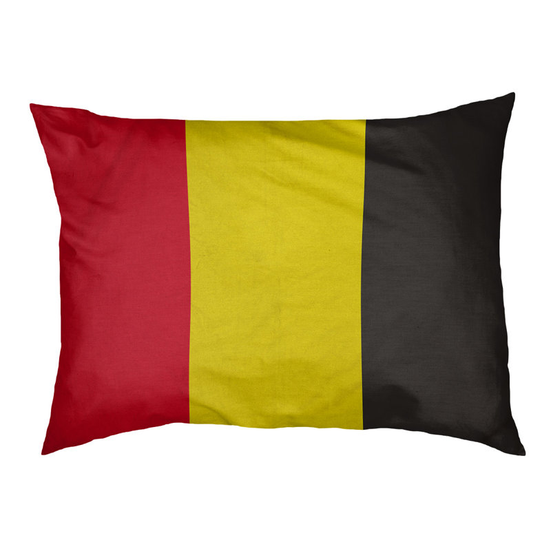 Coussin pour chien hockey Las Vegas, Moyen (H 14 po x l 40 po x P 30 po), Rouge / jaune / noir