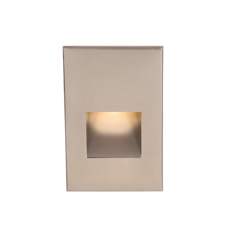 LEDme LED Step Light, Brushed Nickel, Amber, 120