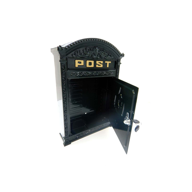 Carrickfergus Aluminum Wall Mounted Post Box, Green