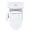 TOTO® WASHLET+®  Aquia IV Two-Piece Elongated Dual Flush 1.28 and 0.9 GPF Toilet and WASHLET S2 Bidet Seat, Cotton White - MW4463346CEMGN#01