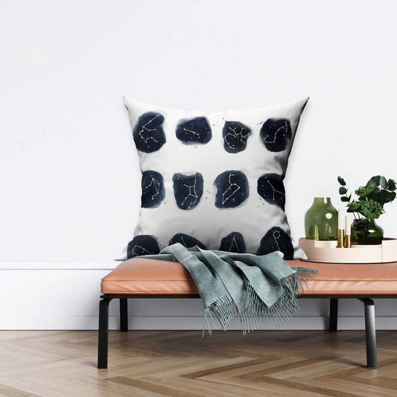 Constellations - 26"x26" Throw pillow - Poly twill - Print on demand