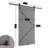 Solid Wood Panelled Barn Door with Installation Hardware Kit-89221880-89221864