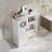 Freestanding Bathroom Storage Cabinet With Open Storage Kitchen Pantry Cabinet With Doors