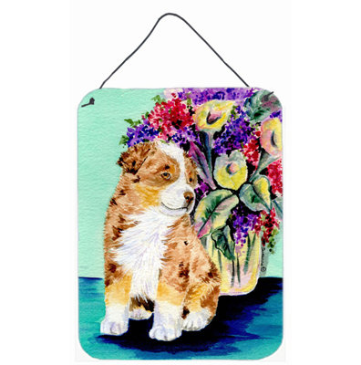 Australian Shepherd Painting Print Plaque
