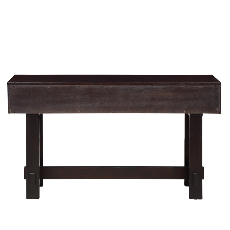 52 inch Console Table with Storage Drawers, Espresso