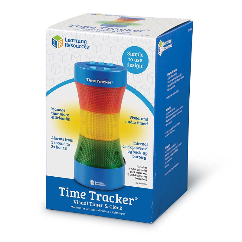 Learning Resources Time Tracker Visual Timer and Clock | Wayfair