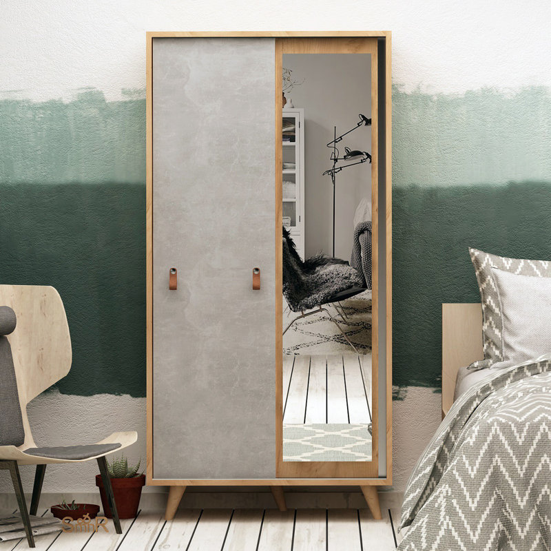 Armoire Pafford, Chêne / béton