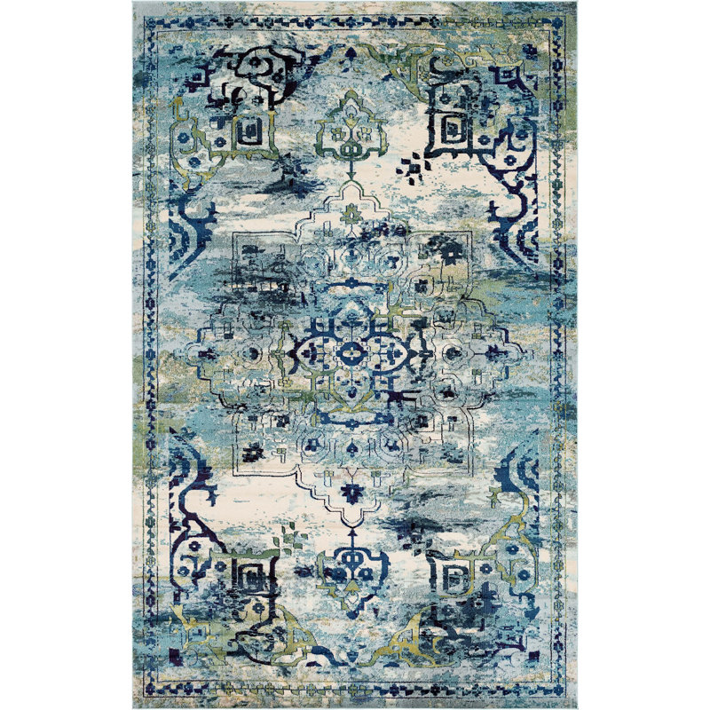 Tapis traditionnel Traditional Dauphine, Rectangle 10 pi 6 po x 16 pi 5 po