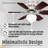 52'' Ceiling Fan with LED Lights