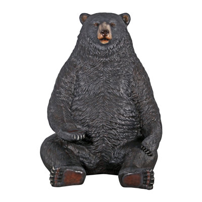 Très jolie statue d'ours assis